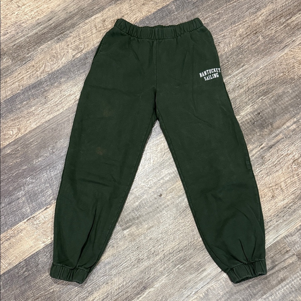 Brandy Melville Dark Green Track Pants
